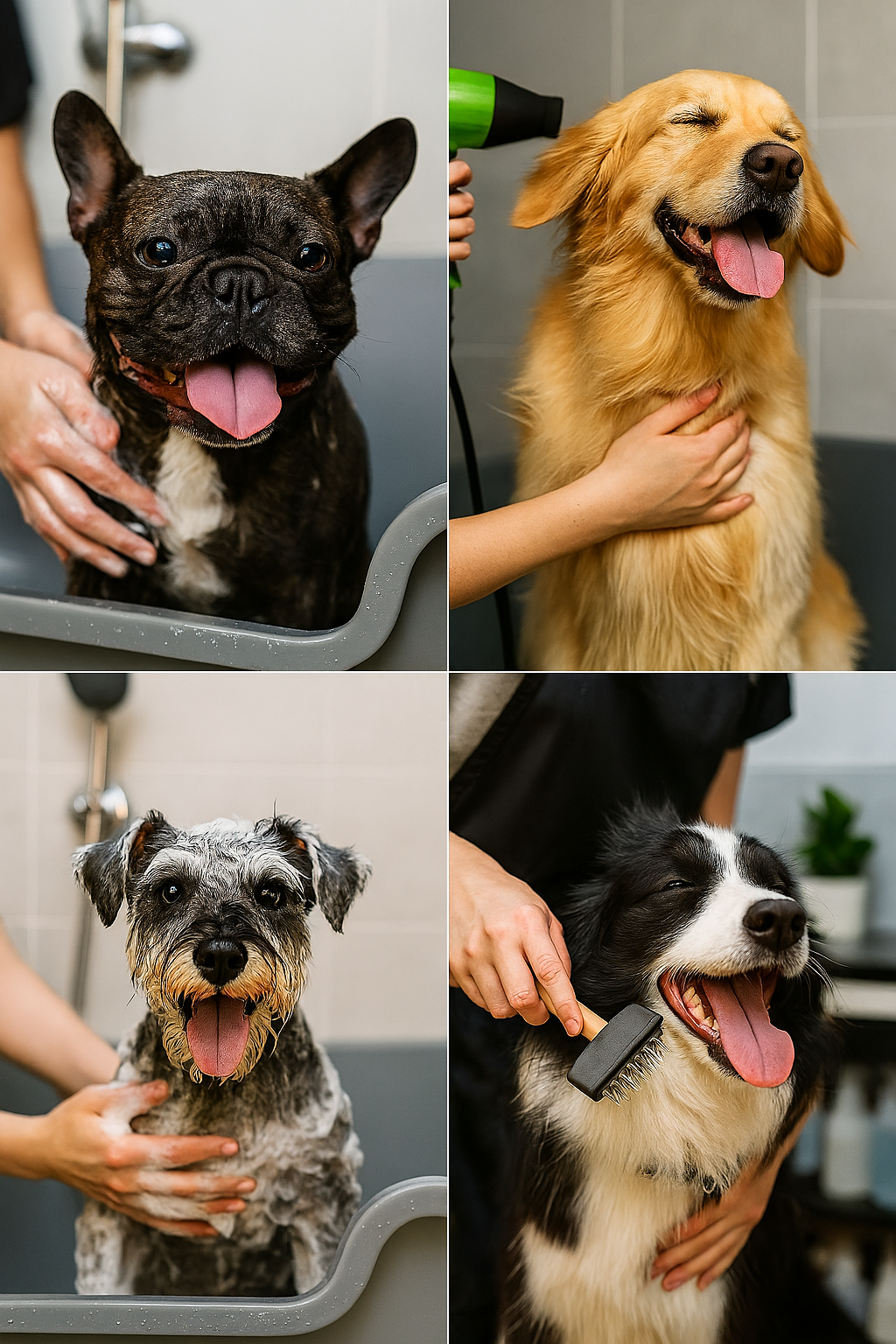 Gondoskodó kezek egy kutyán